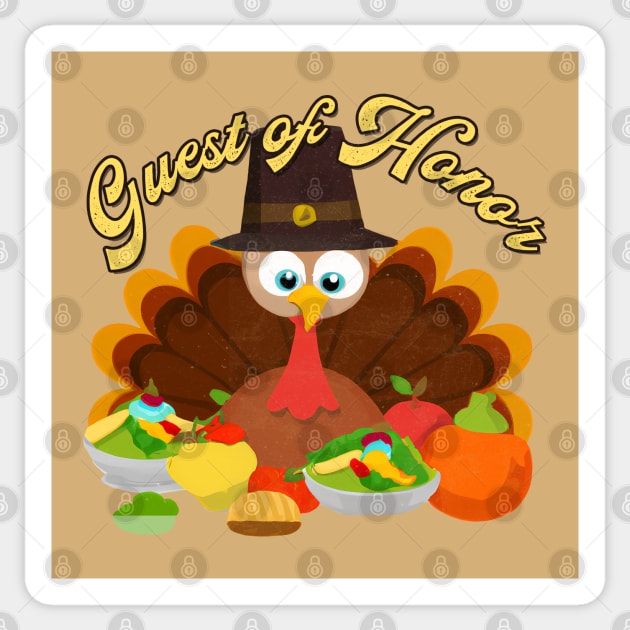 Thanksgiving Day Outfits Guest of Honor Sticker by karutees